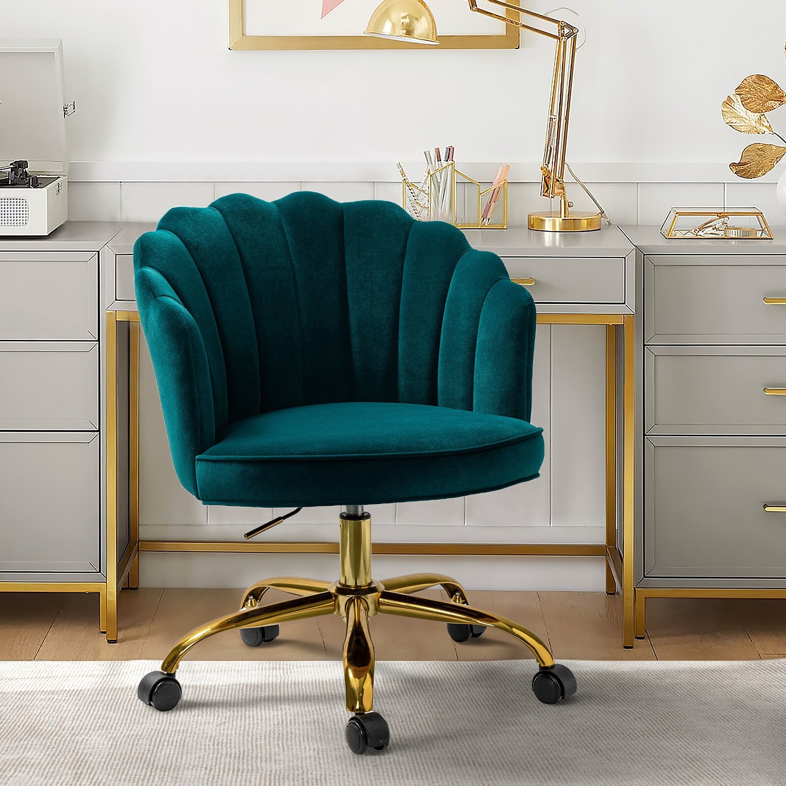 Office chair hotsell brass legs