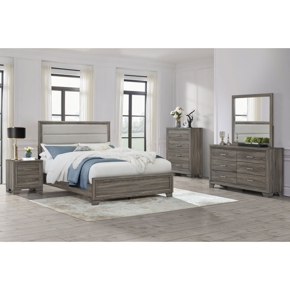 Wright Bedroom Set Brown Oak