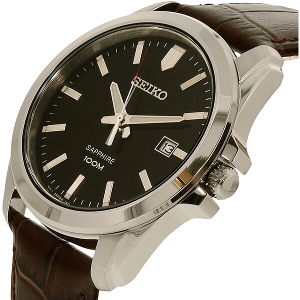 seiko quartz mens dress watch