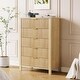 preview thumbnail 2 of 8, Tall Wooden 5 Drawers Dressers, Storage Cabinet for Bedroom, Living Room