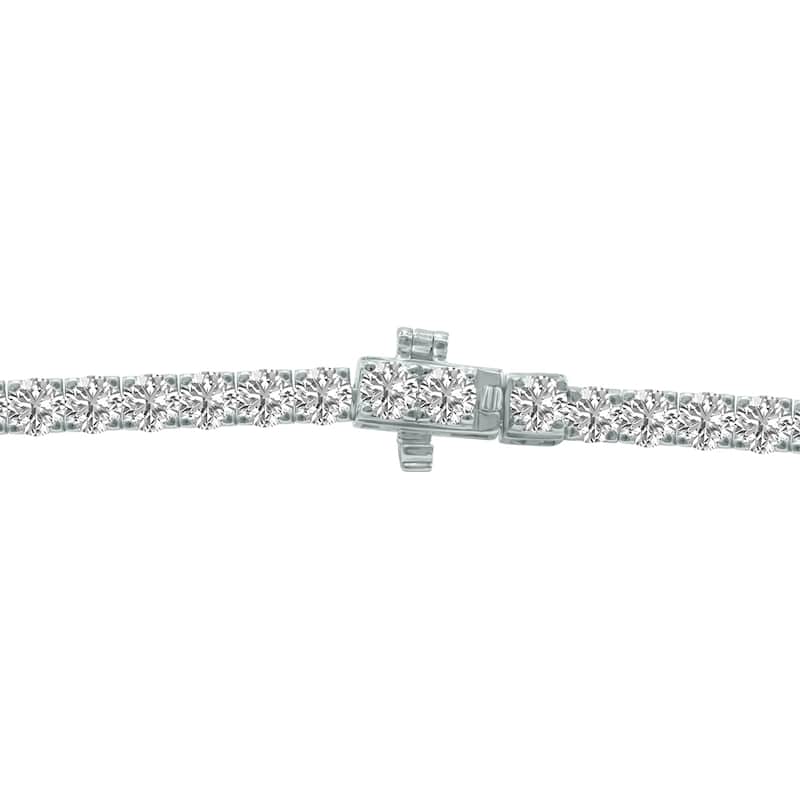 Marquee 10 Carat TW Lab Grown Diamond Tennis Bracelet in 14K White Gold