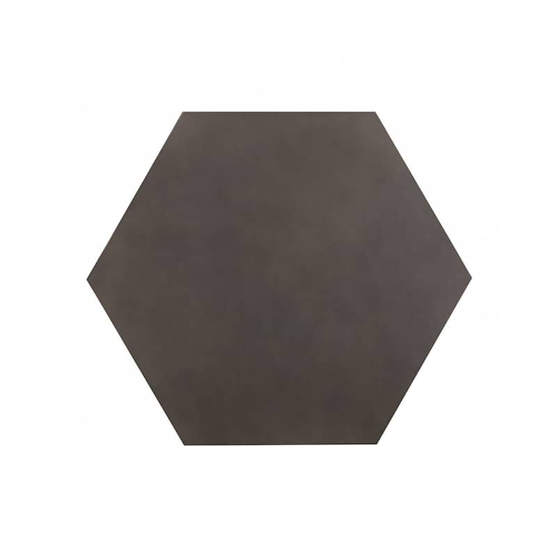 22 in. Gray and Black Rectangle Metal End Table, Sturdy Build End Side Table for Living Rooms