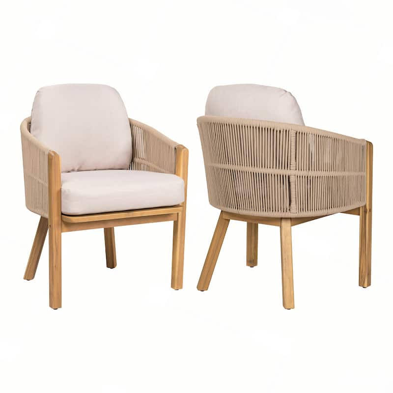 Outdoor Dining Arm Chair Set of 2