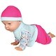 preview thumbnail 5 of 3, Lissi: 12" Crawling Baby Doll - Pink & Blue - Interactive Doll, Kids 2+