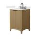 Option Natural Oak / Giotto Quartz Top / Matte Black