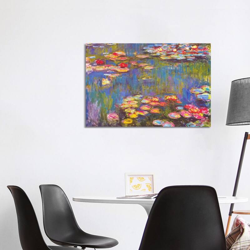 iCanvas 'Water Lilies, 1916' by Claude Monet Canvas Print - 26x40x1.5