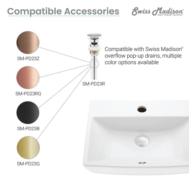 Sublime Compact Ceramic Wall Hung Sink