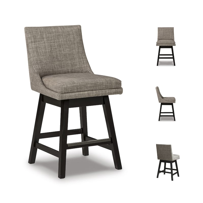 Tallenger Upholstered Swivel Stool (Set of 2)