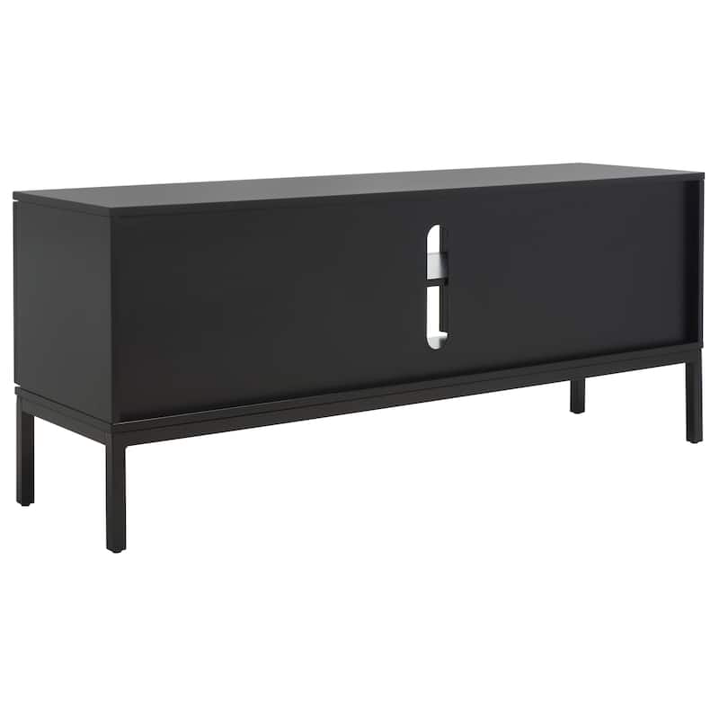 SAFAVIEH Zadie 1 Shelf Rattan Media Stand - 54" W x 15" D x 22" H