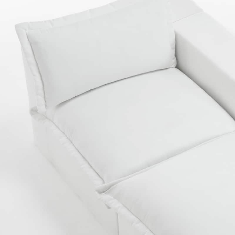 Comfy Cloud Couch Plush Modular Sectional Sofa For Living Room