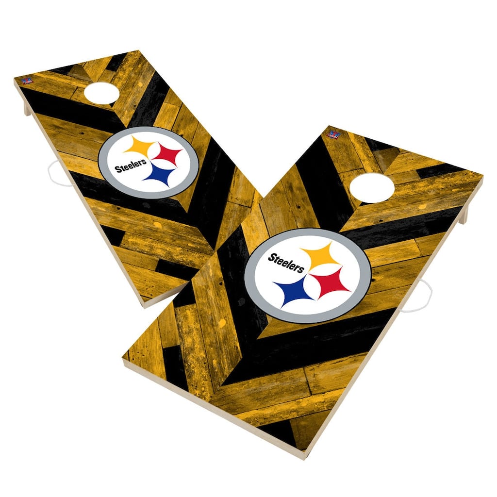 Pittsburgh Steelers Regulation 2x4 Cornhole Boards - V1