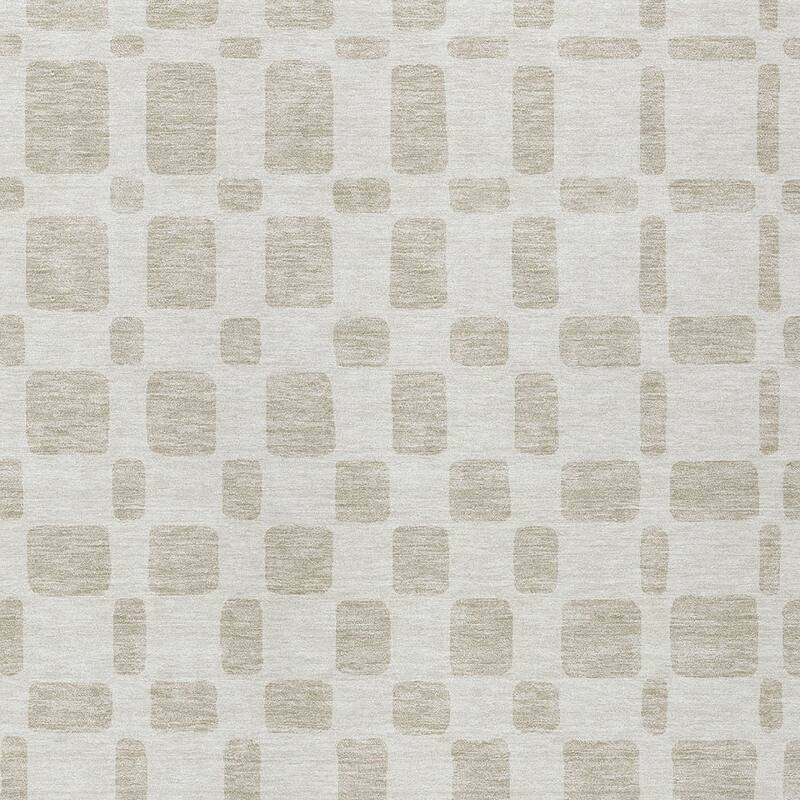 HomeRoots Geometric Transitional Rectangle Outdoor Rug