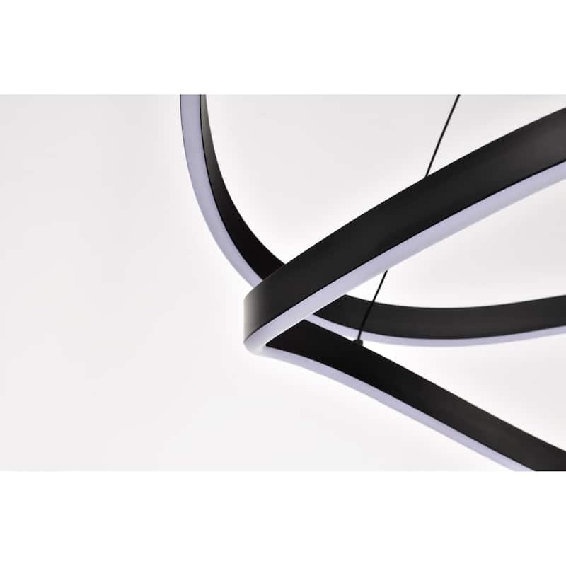 Sylas 36 Inch LED Pendant Matte Black Finish - Matte Black