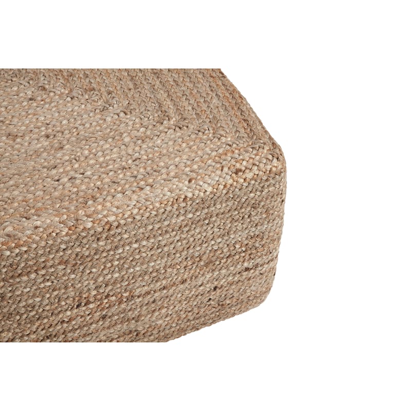 Biscayne Natural Woven Jute 30-Inch Wide Square Coffee Table
