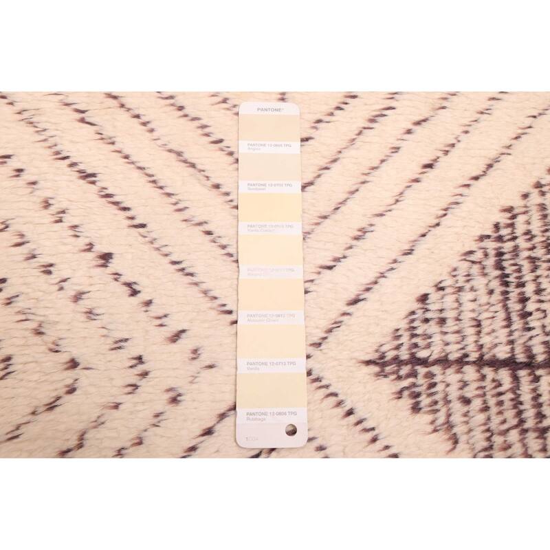 ECARPETGALLERY Hand-knotted Pak Finest Marrakesh Cream Wool Rug - 6'1 x 7'10