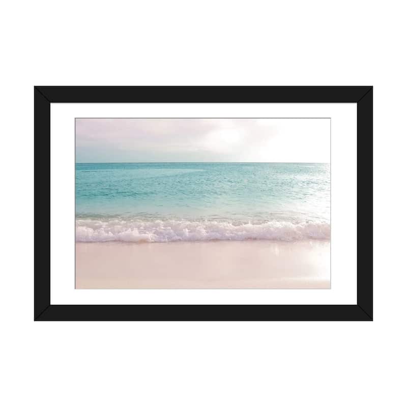 iCanvas "Soft Pastel Ocean Waves Dream I" by Anita's & Bella's Art PFA - Black - 24x32x1