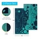 preview thumbnail 3 of 9, Mystic Dolphin Cotton Oversized 2-Piece Beach Towel Set by Superior