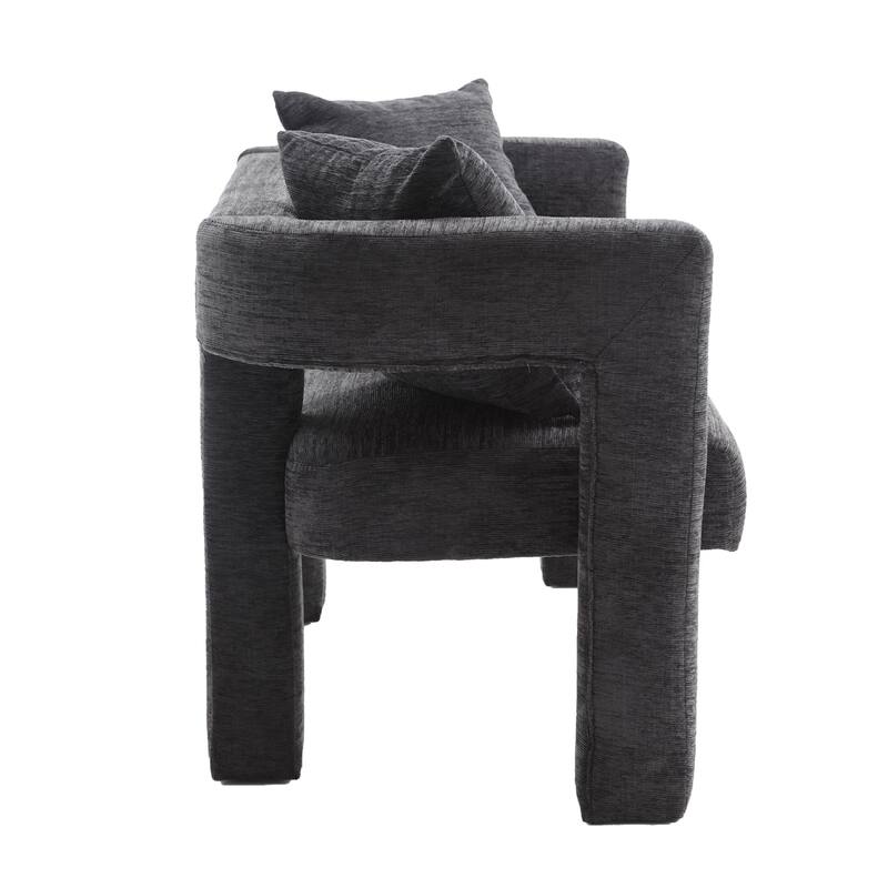 Modern Chenille Loveseat Sofa