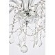 preview thumbnail 4 of 6, Verona 8-Light 28 in. Chandelier (Available in Chrome and Gold)