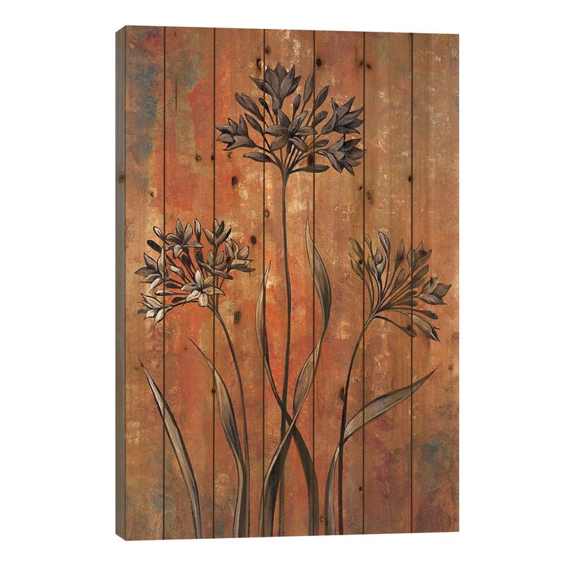 Dreamscape II Print On Wood by Erin Lange - Multi-Color - 26x18x1.5