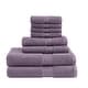 preview thumbnail 122 of 130, Madison Park Signature 800GSM Ultra-Soft 100% Cotton Absorbent Towel Set 8-Piece - Light Purple