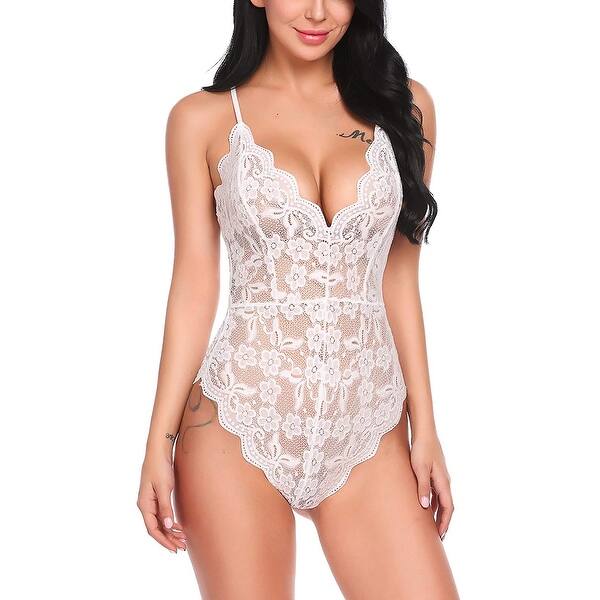 Shop Avidlove Women Teddy Lingerie One Piece Babydoll Bodysuit