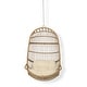 preview thumbnail 2 of 16, Richards Outdoor/Indoor Wicker Hanging Chair (No Stand) by Christopher Knight Home