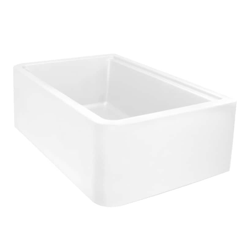 Highpoint 29.75in Granite Composite Workstation Farmhouse Sink - 29.75" x 19.75" x 9.75"