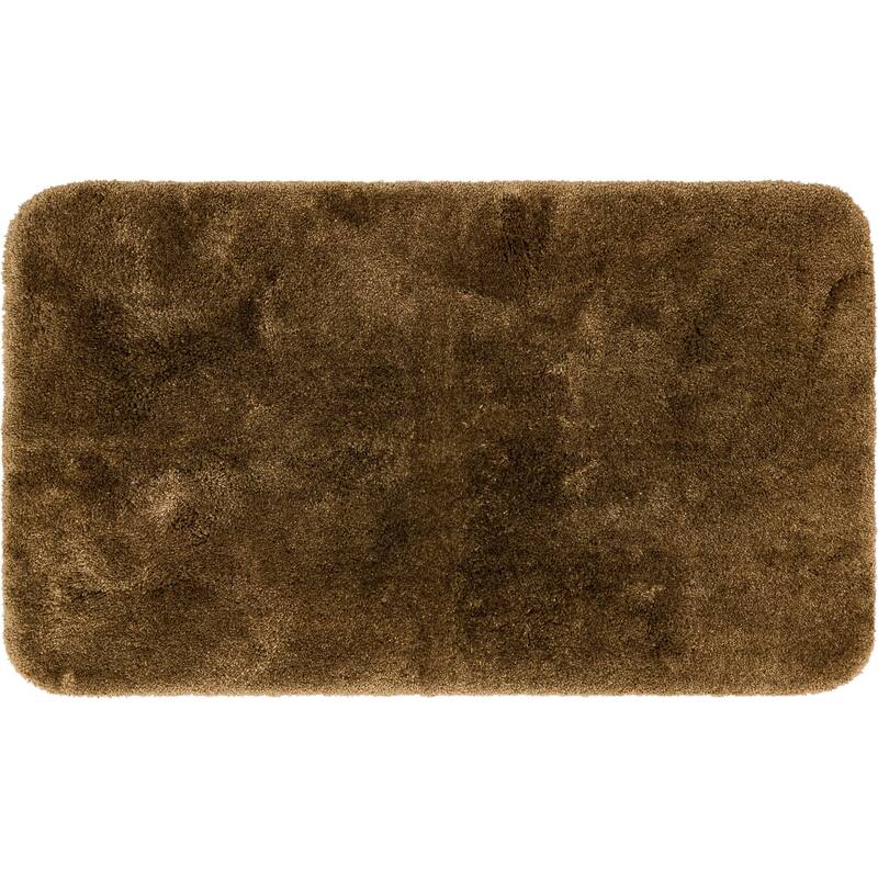 Mohawk Home Machine Washable Acclaim Bath Rug - 1'8" x 2' Contour - Brown