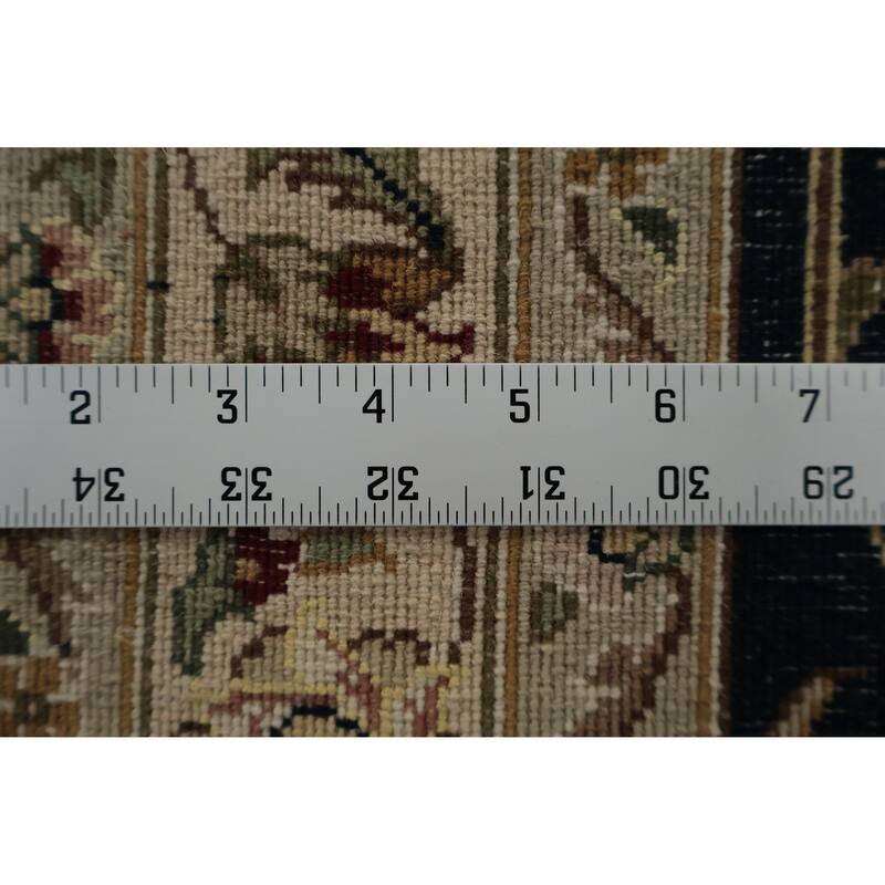 Hand Knotted Oriental 100% Wool Carpet Traditional Floral Red Aubusson Area Rug - 14' 0'' X 9' 10''