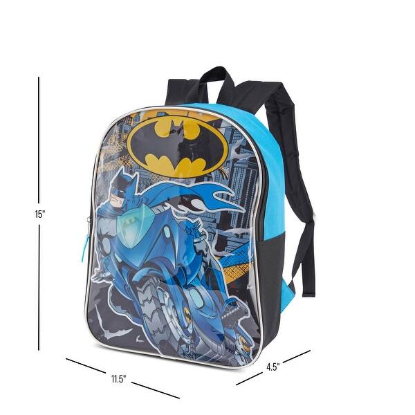 dimension image slide 8 of 22, Boys 15" Backpack with Padded Straps & Zip Compartment - Ideal Toddler Bookbag for School & Travel