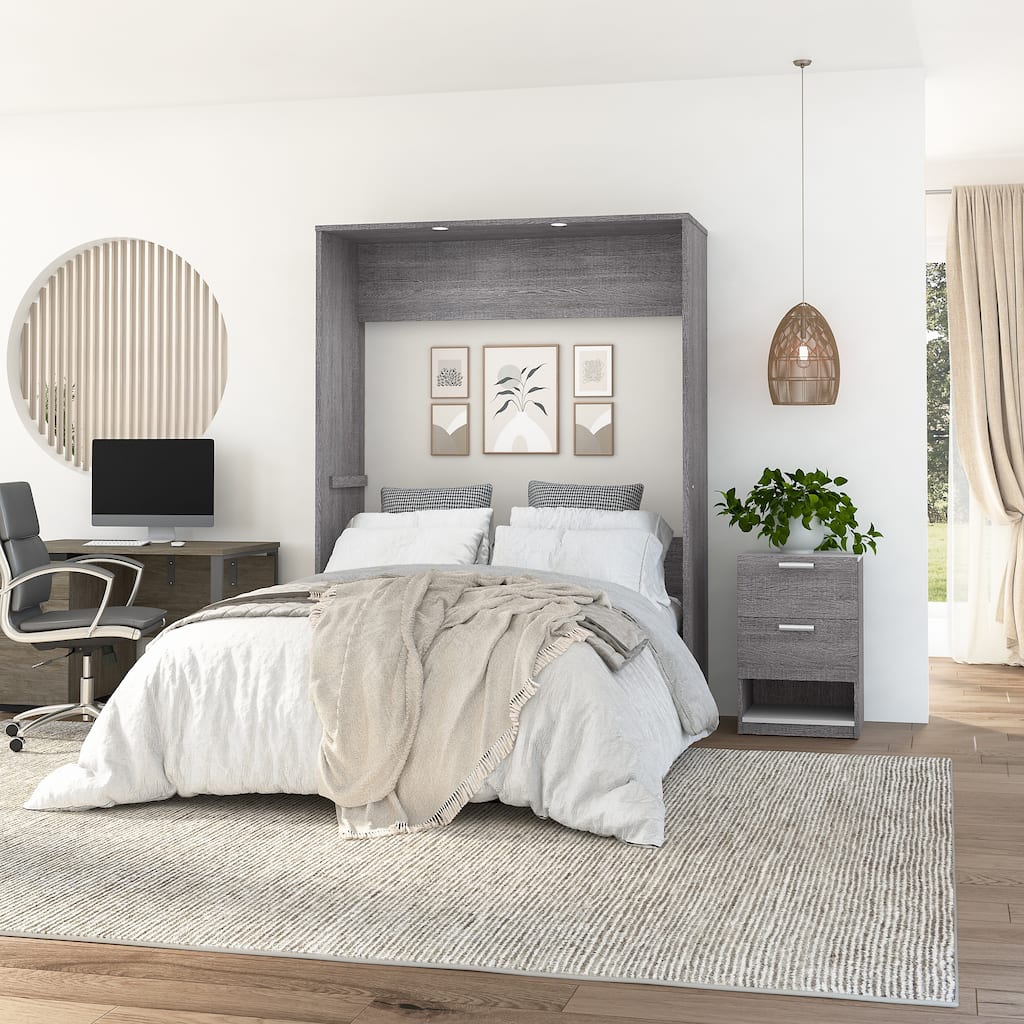 Cielo 66W Queen Murphy Bed for Multipurpose Room by Bestar