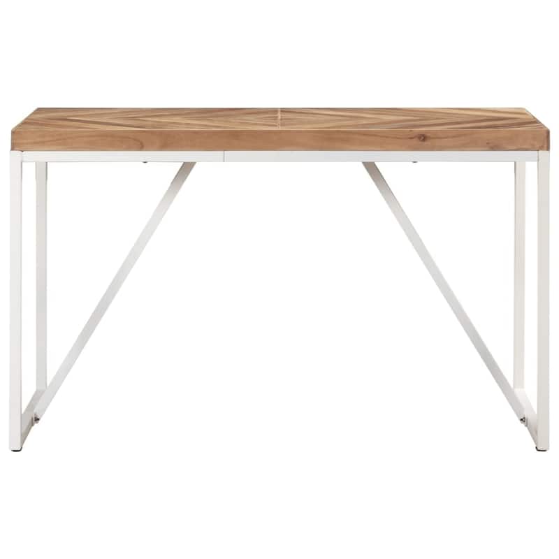 vidaXL Dining Table 47.2"x23.6"x29.9" Solid Acacia and Mango Wood