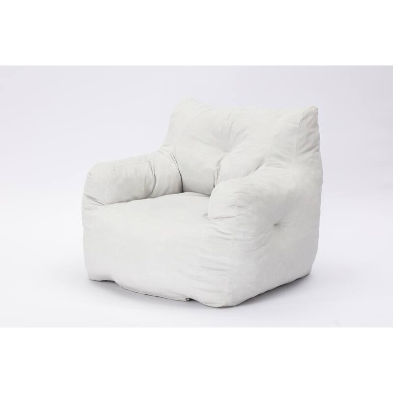 39.37" Bean Bag Chair with Memory Sponge