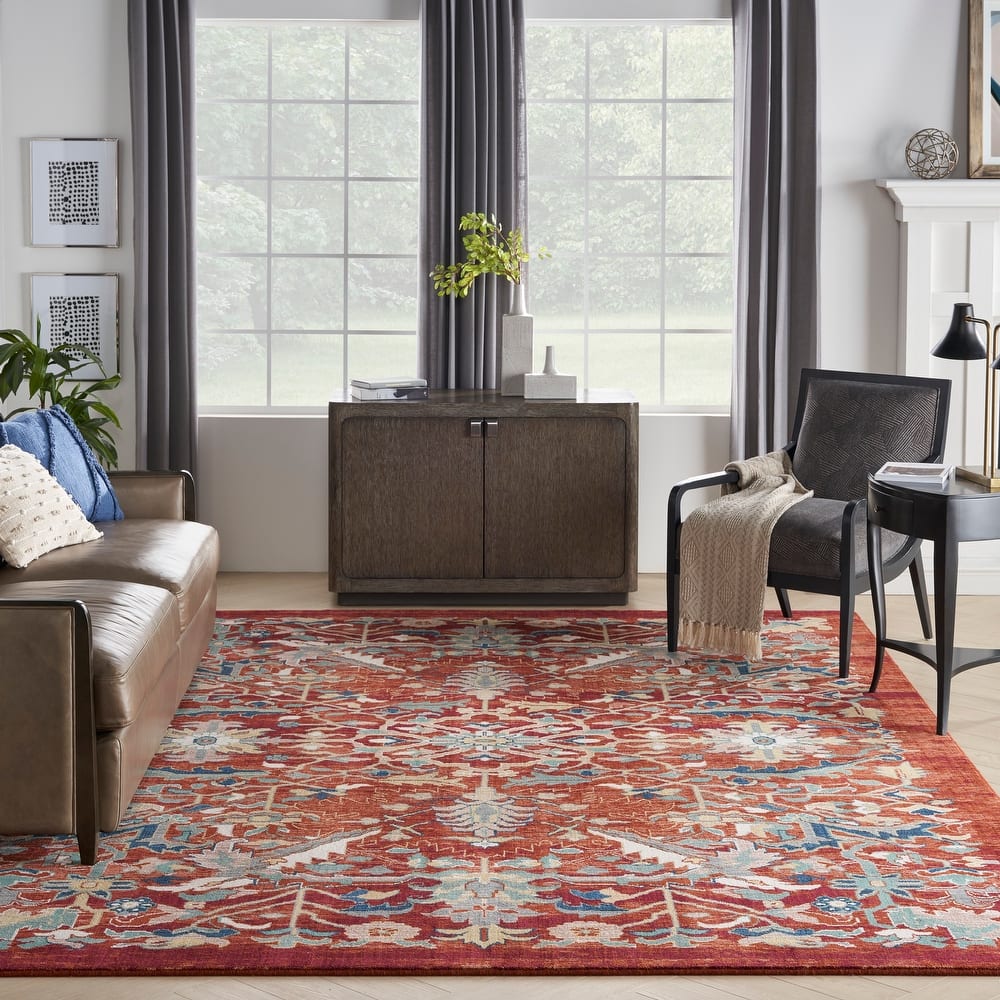 Nourison Parisa Boho Moroccan Floral Area Rug