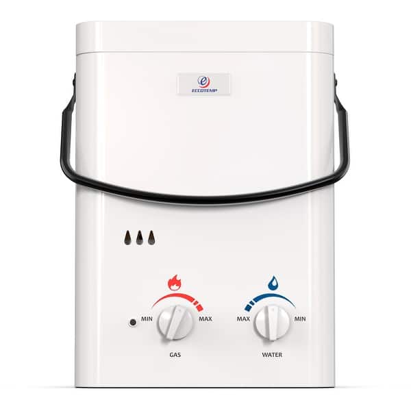 slide 2 of 10, Eccotemp L5 1.5 GPM Portable Outdoor Tankless Water Heater