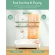 preview thumbnail 9 of 10, 3 Layers Fast Bottle Sterilizer and Dryer - White - No Size