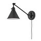 preview thumbnail 1 of 4, Hinkley Arti 1-Light Sconce in Black