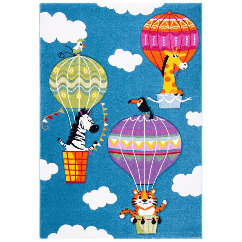 SAFAVIEH Carousel Kids Bengul Hot Air Balloon Rug