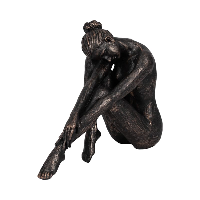 Sagebrook Home Bronze Elegance in Stillness Sculpture Collection