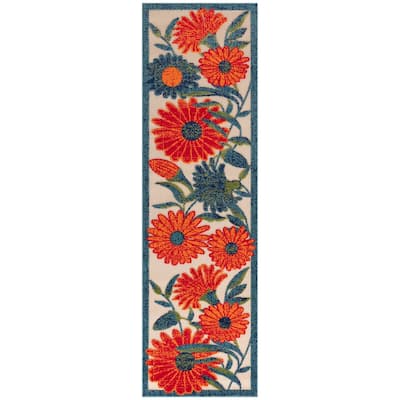 Nourison Aloha Indoor/Outdoor Floral Area Rug