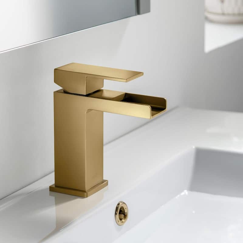 Waterfall Single Handle Bathroom Faucet