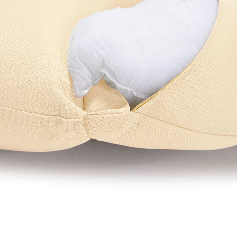 Egg Double Seat Cotton-filled Soft Swing Chair Cushion with Removable Cover, Weather-Resistant and Zipper for Indoor Outdoor