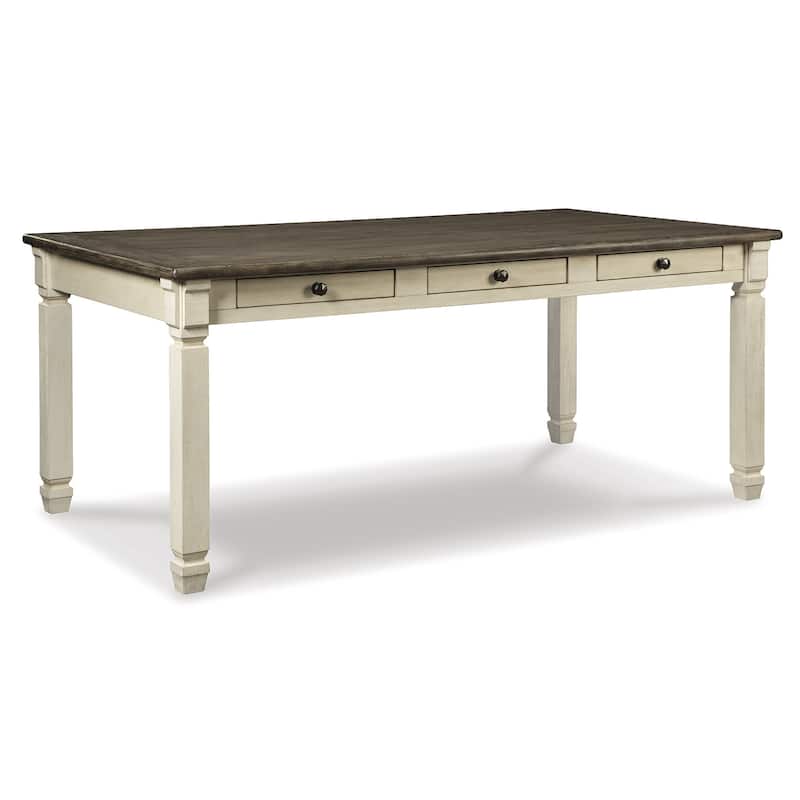 Signature Design by Ashley Bolanburg Antique White / Brown 5-Piece Dining Package