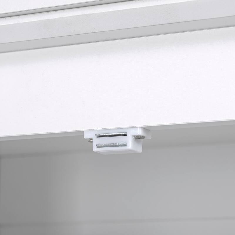 Roomfitters 71" Tall Kitchen Pantry Cabinet with 3 Pull-Out Organizers & 6 Door Shelves