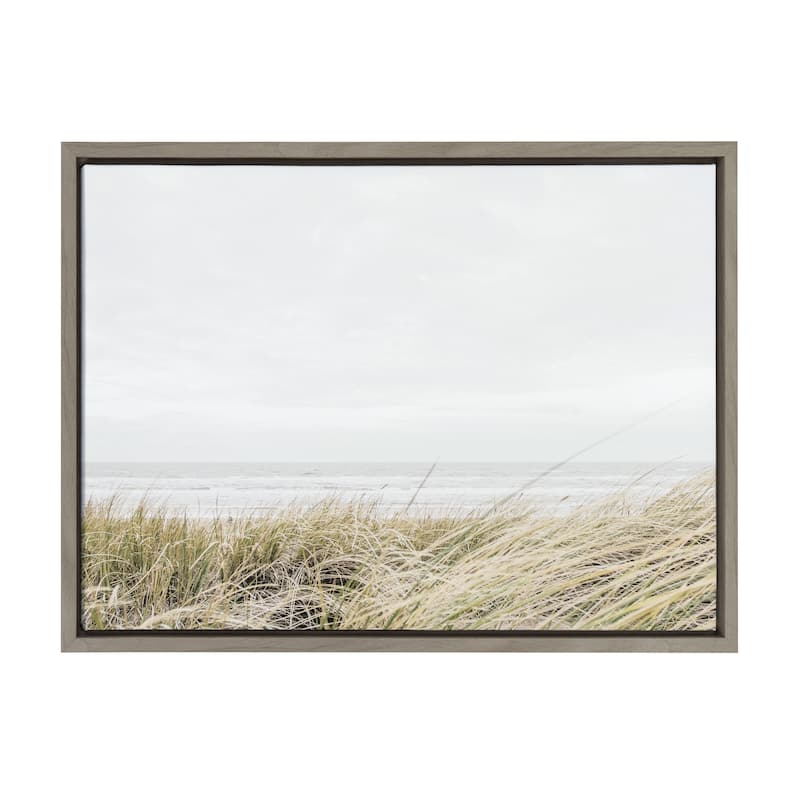 Kate and Laurel Sylvie East Beach Framed Canvas by Amy Peterson