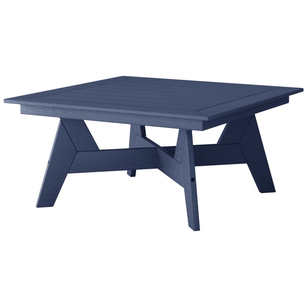 Birchwood All Weather HDPE Outdoor Patio 37 Inch Square Conversation Table