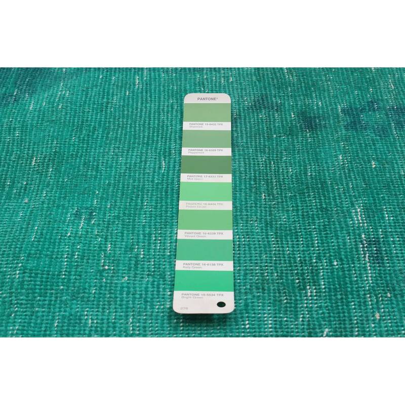 ECARPETGALLERY Hand-knotted Color Transition Green Wool Rug - 4'4 x 7'1