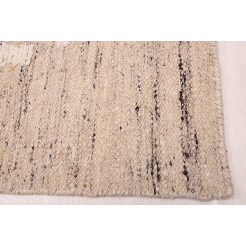 ECARPETGALLERY Hand-knotted Looma Beige, Cream Wool Rug - 8'2 x 10'1