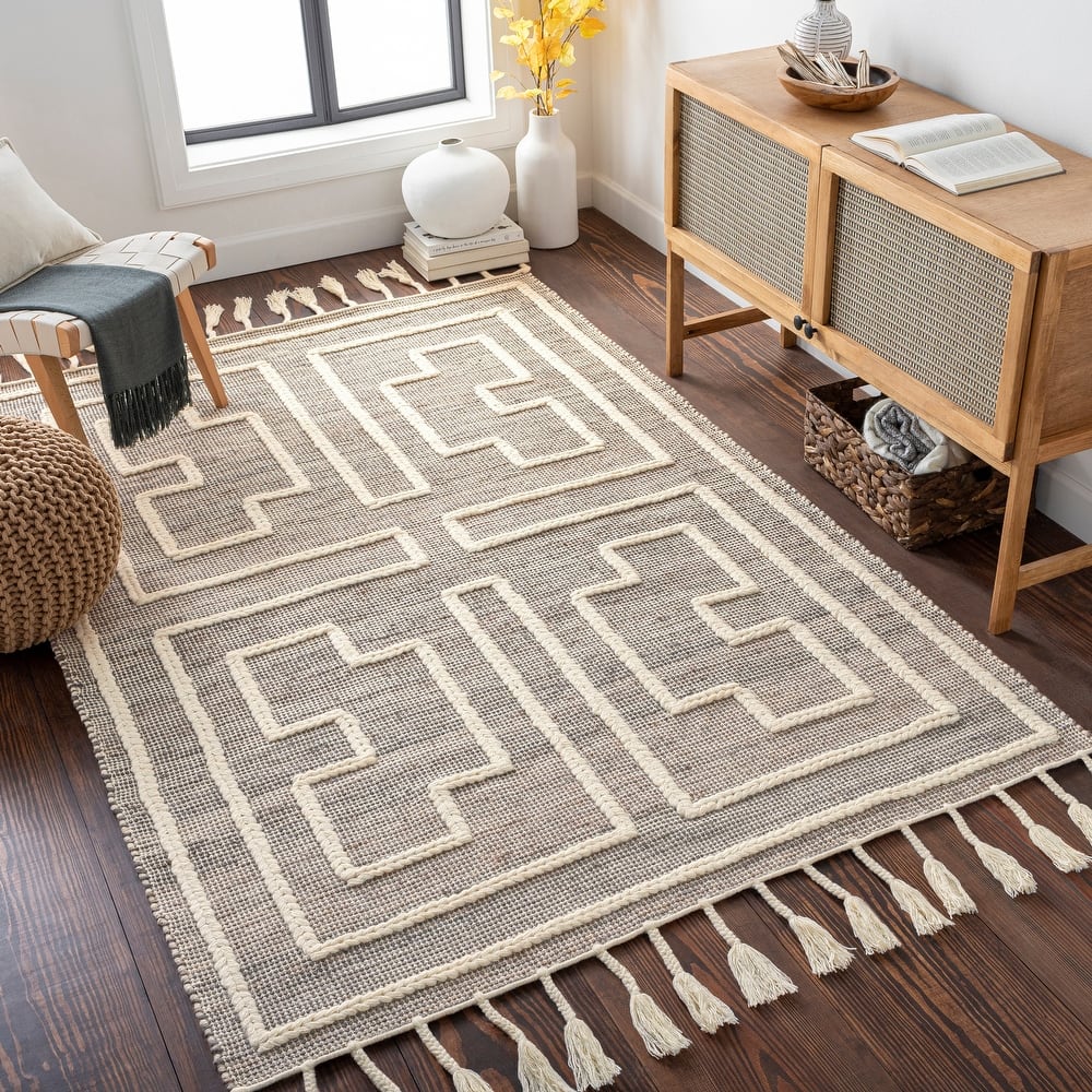 Livabliss Saskia Global Geometric Area Rug